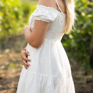 Women's Short White Dress from Hollister